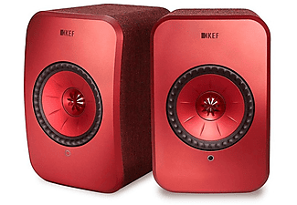 KEF LSX Bluetooth Hifi Hoparlör Kırmızı