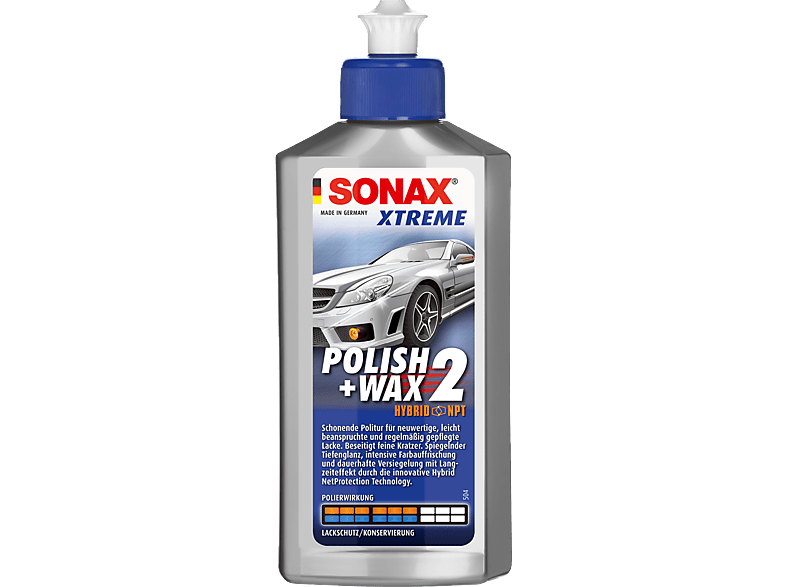 SONAX Xtreme Brilliant Wax 2 autópolírozó, 250ml