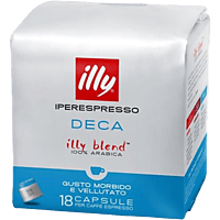 ILLY Kaffeekapsel Iperespresso Entkoffeiniert (18 Stk., Kompatibles System: Illy Iperespresso)