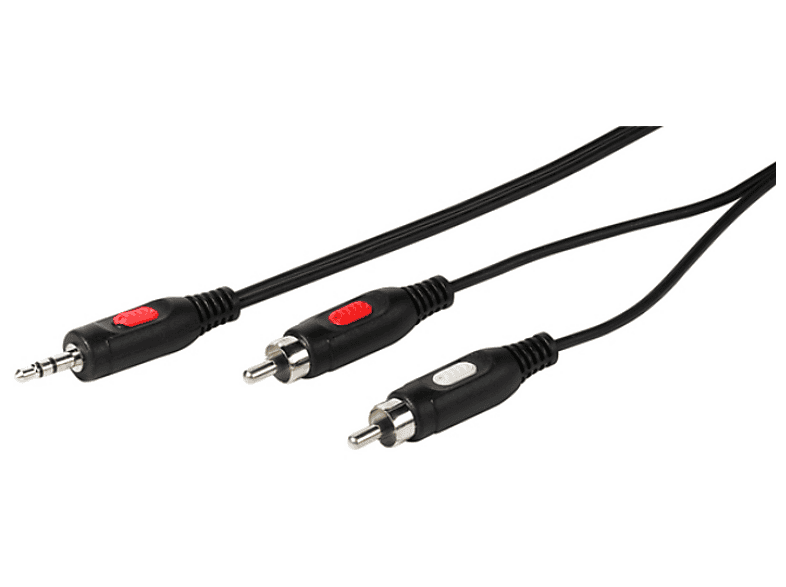 Vivanco 46030 Cinch/ 3,5mm Klinkenadapter, 1,5m; Audio Kabel