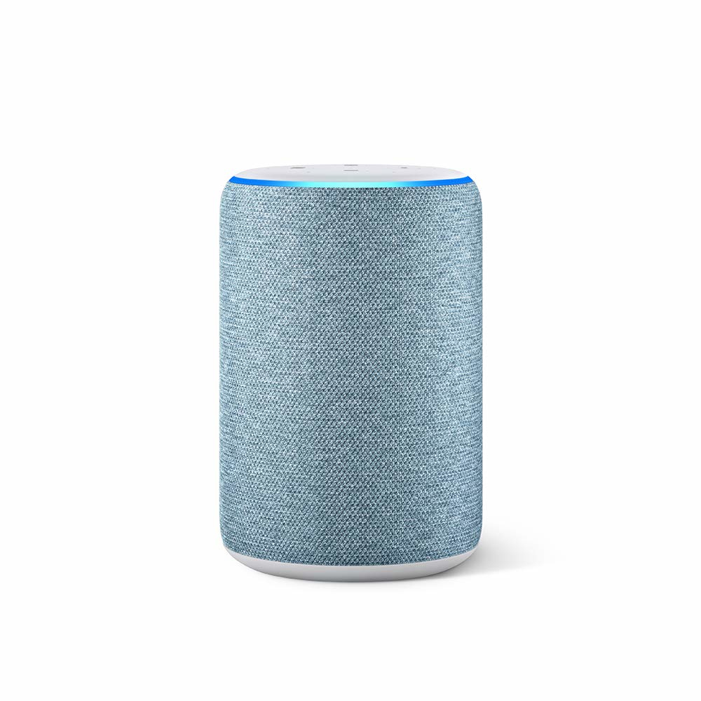 Altavoz inteligente con Alexa - Amazon Echo (3ª Gen), Sonido de alta calidad, Controlador de Hogar, Añil