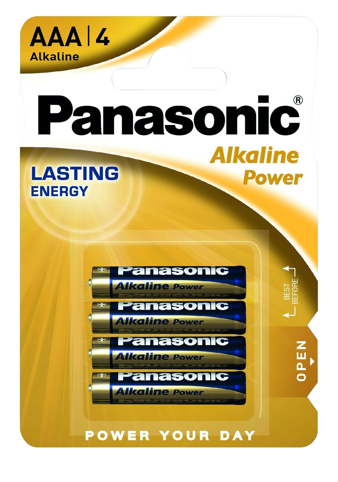PANASONIC Alkaline Power AAA mikro 1.5V alkáli/tartós elemcsomag 4db (LR03APB-4BP)