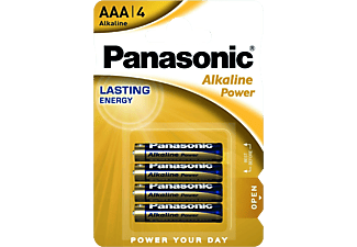 PANASONIC Alkaline Power AAA mikro 1.5V alkáli/tartós elemcsomag 4db (LR03APB-4BP)