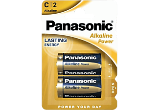 PANASONIC Alkaline Power C baby 1.5V alkáli/tartós elemcsomag 2db (LR14APB-2BP)