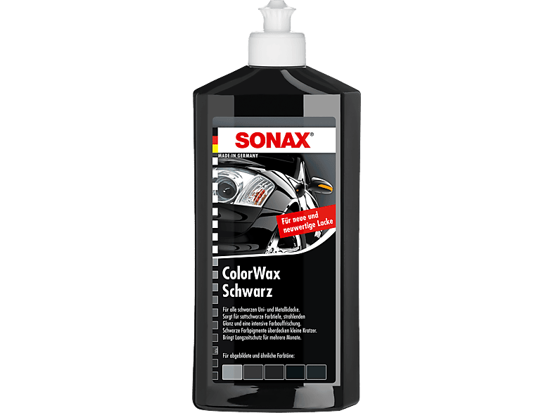 SONAX Polírozó és wax, fekete színű, 500ml