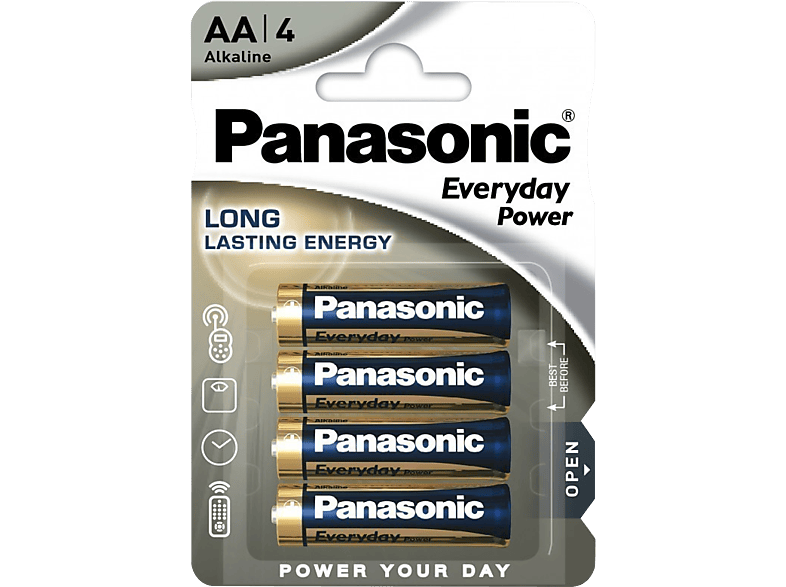 PANASONIC Everyday Power AA ceruza 1.5V szupertartós alkáli elemcsomag 4db (LR6EPS-4BP)