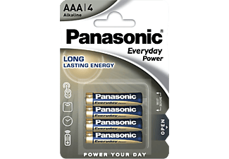 PANASONIC Everyday Power AAA mikro 1.5V szupertartós alkáli elemcsomag 4db (LR03EPS-4BP)