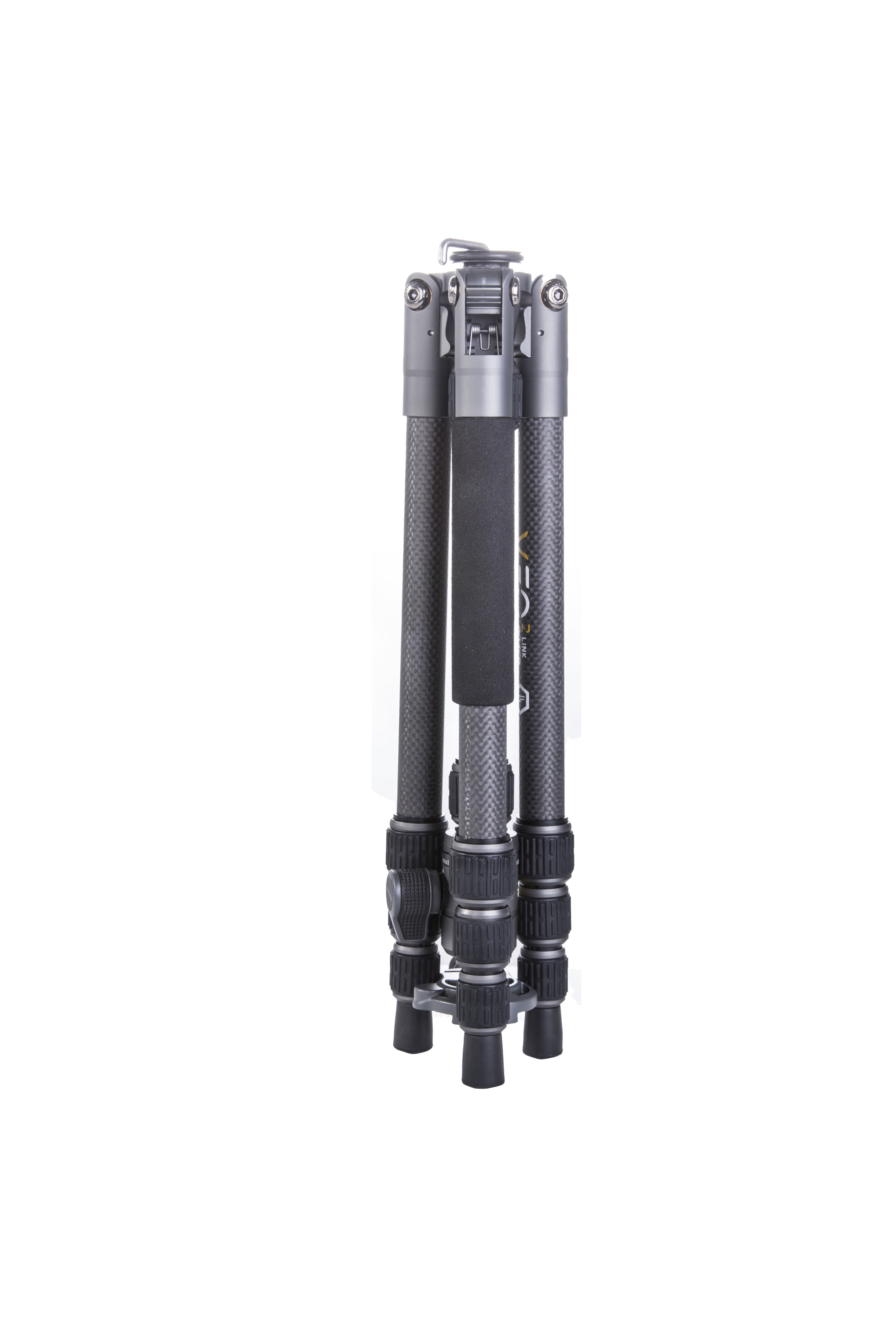VANGUARD VEO3 GO 204CB Dreibein Stativ, Schwarz/Grau, Höhe offen bis 1310 mm