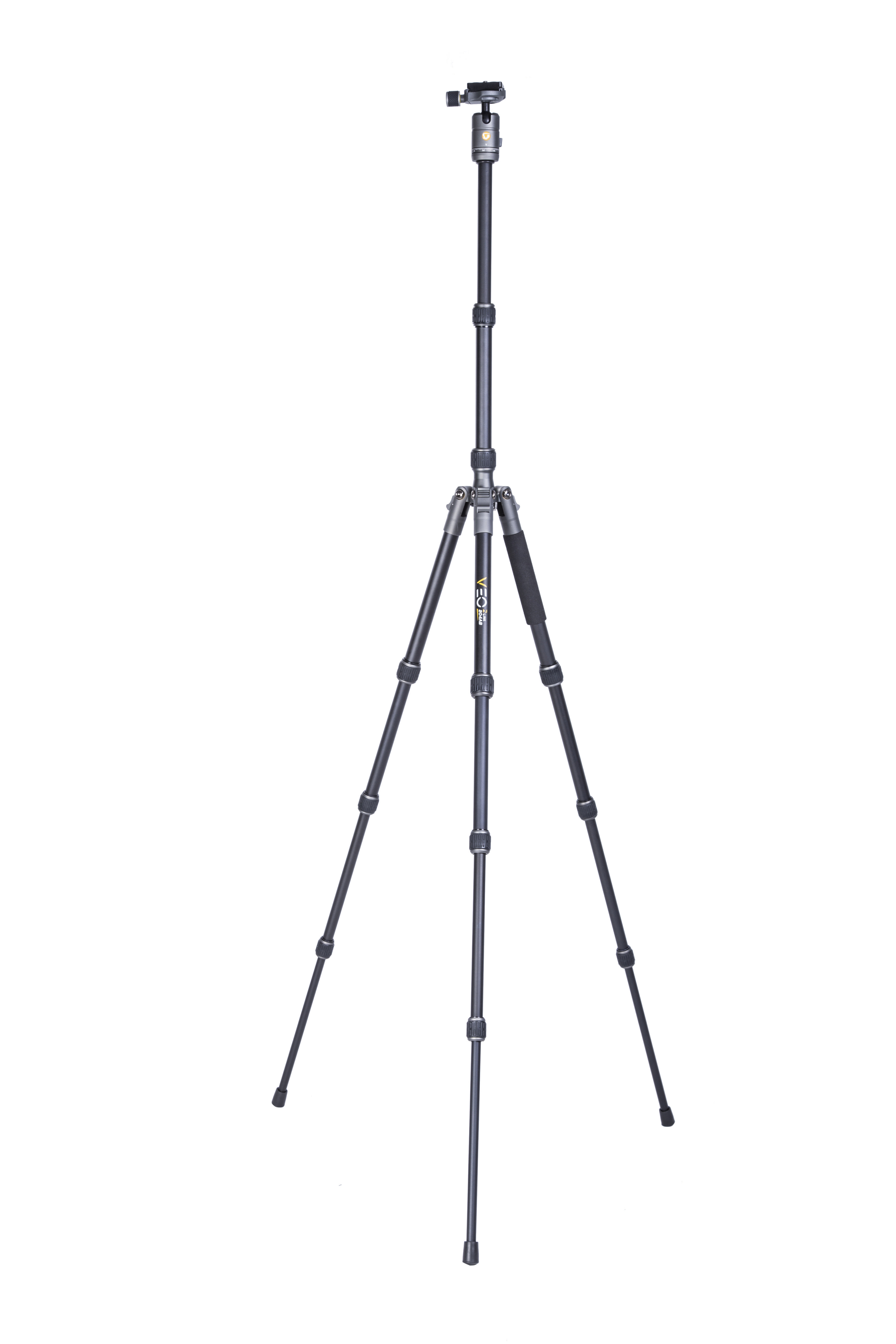 VANGUARD VEO3 GO 204CB Dreibein Stativ, Schwarz/Grau, Höhe offen bis 1310 mm