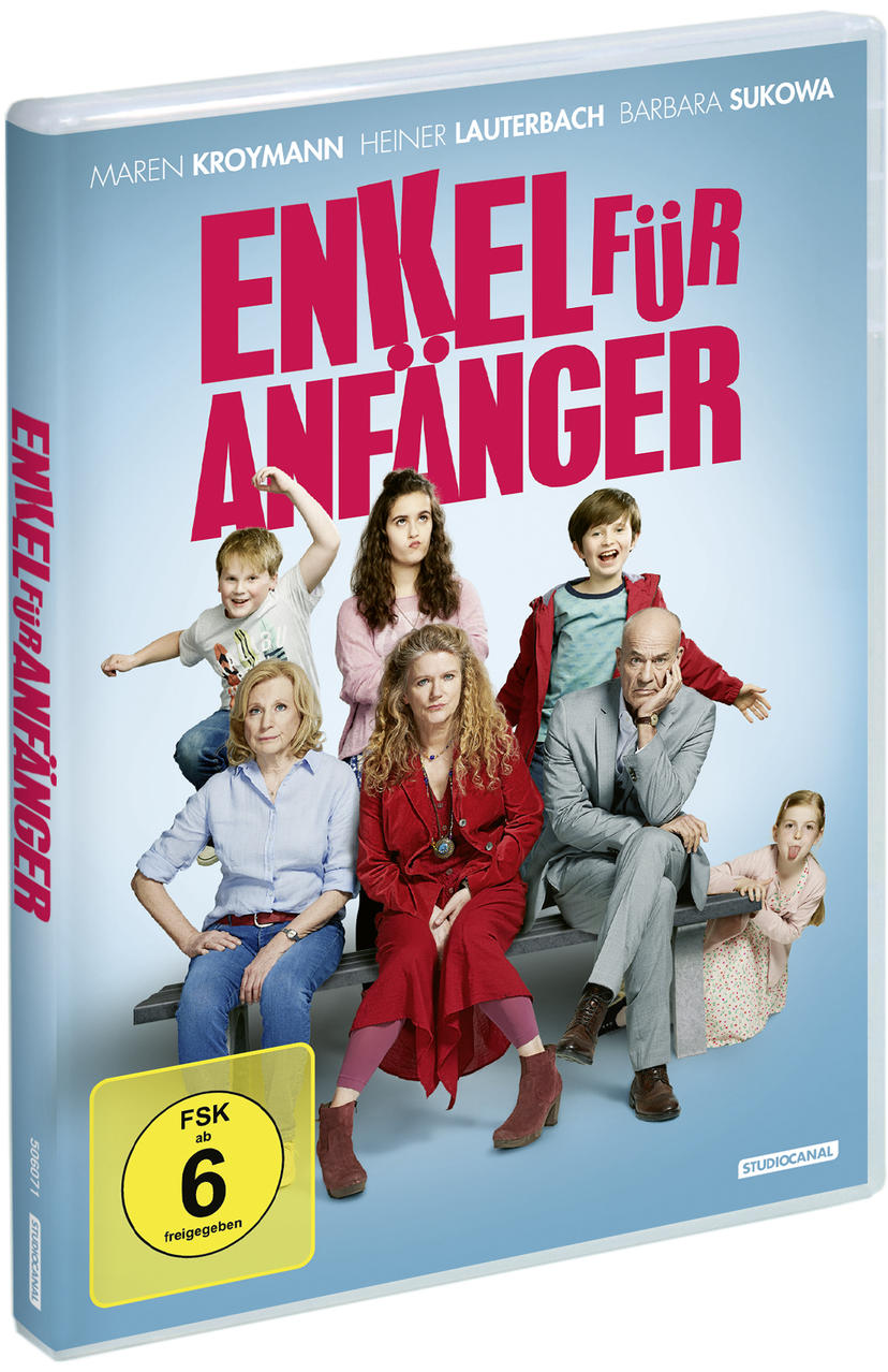 DVD-Cover mit Schauspielern und dem Titel 'Enkel für Anfänger'.