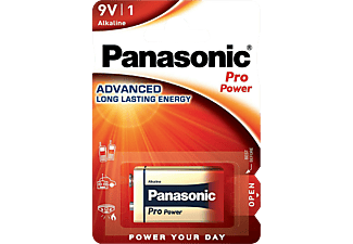 PANASONIC Pro Power 9V blokk szupertartós alkáli elemcsomag 1db (6LR61PPG-1BP)