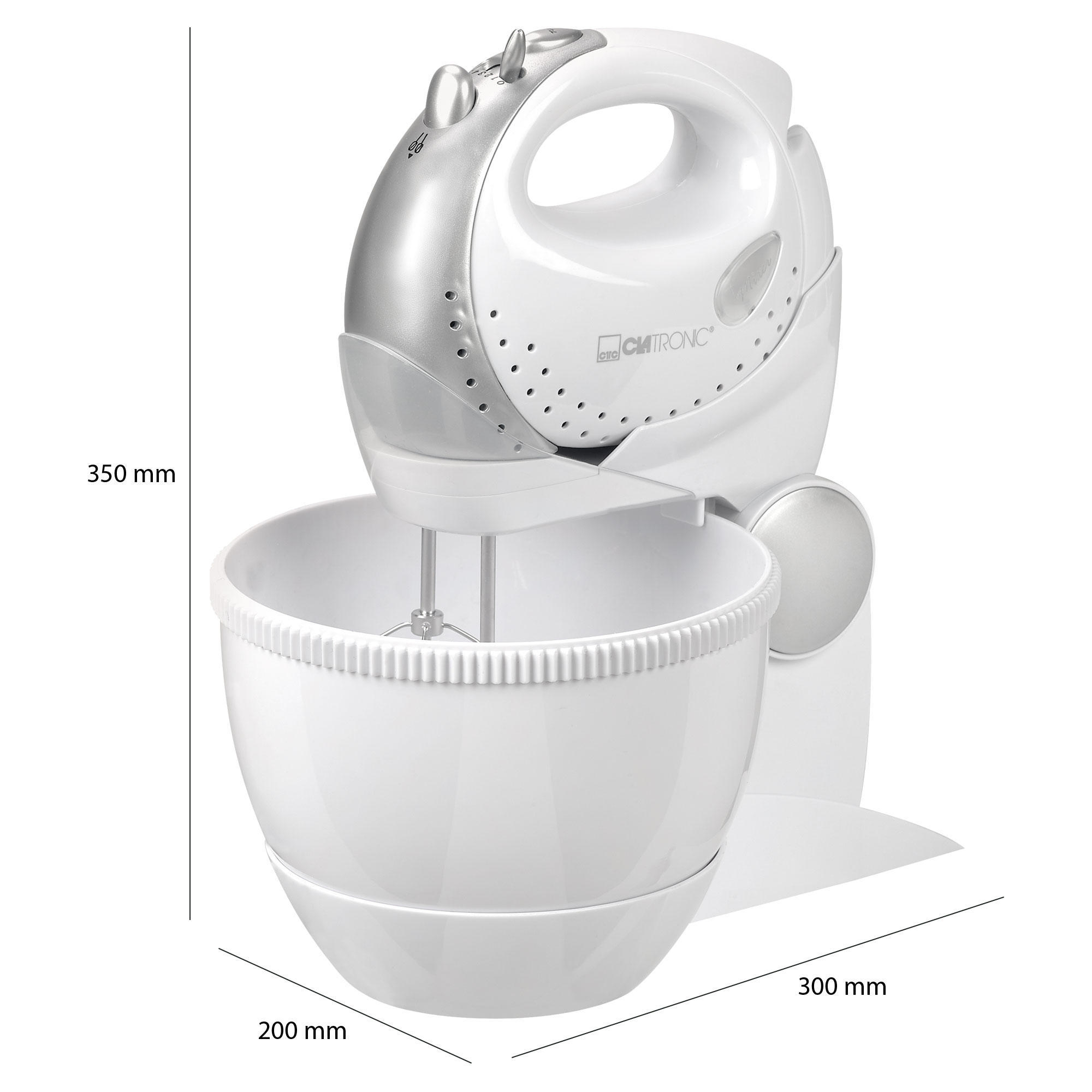 CLATRONIC HMS 2739 Handmixer Weiß (250 Watt)