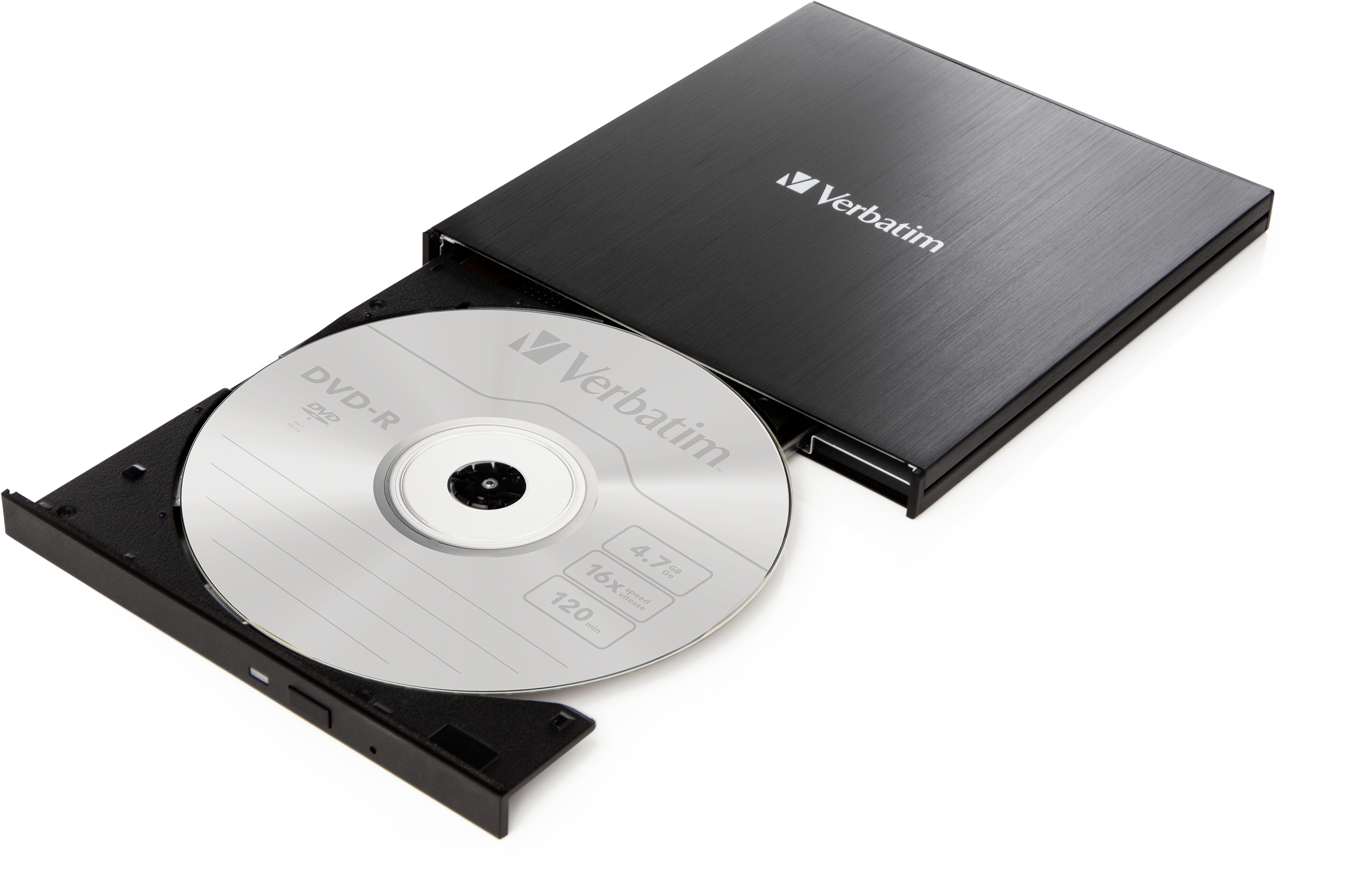 USB 3.2 SLIMLINE VERBATIM extern WRITER DVD-Laufwerk B EXT. USB-C CD-DVD 43886