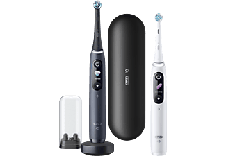 ORAL-B iO 8s Wit en Zwart Elektrische Tandenborstel Duopack