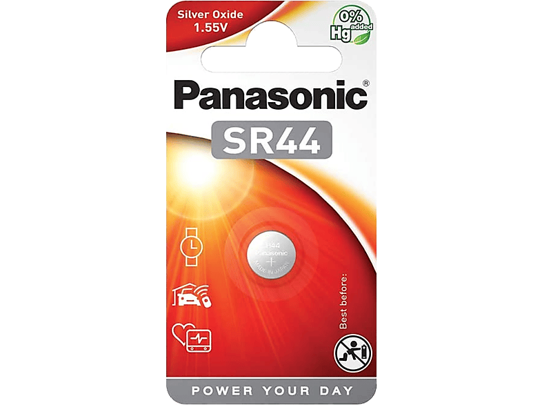 PANASONIC 1,5V ezüst-oxid óraelem 1db (SR44/1BP)