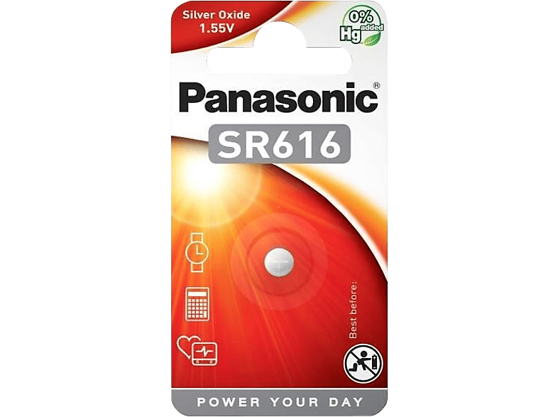 PANASONIC 1,5V ezüst-oxid óraelem 1db (SR616/1BP)