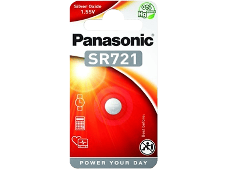 PANASONIC 1,5V ezüst-oxid óraelem 1db (SR721/1BP)