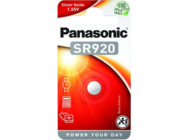 PANASONIC 1,5V ezüst-oxid óraelem 1db (SR920/1BP)