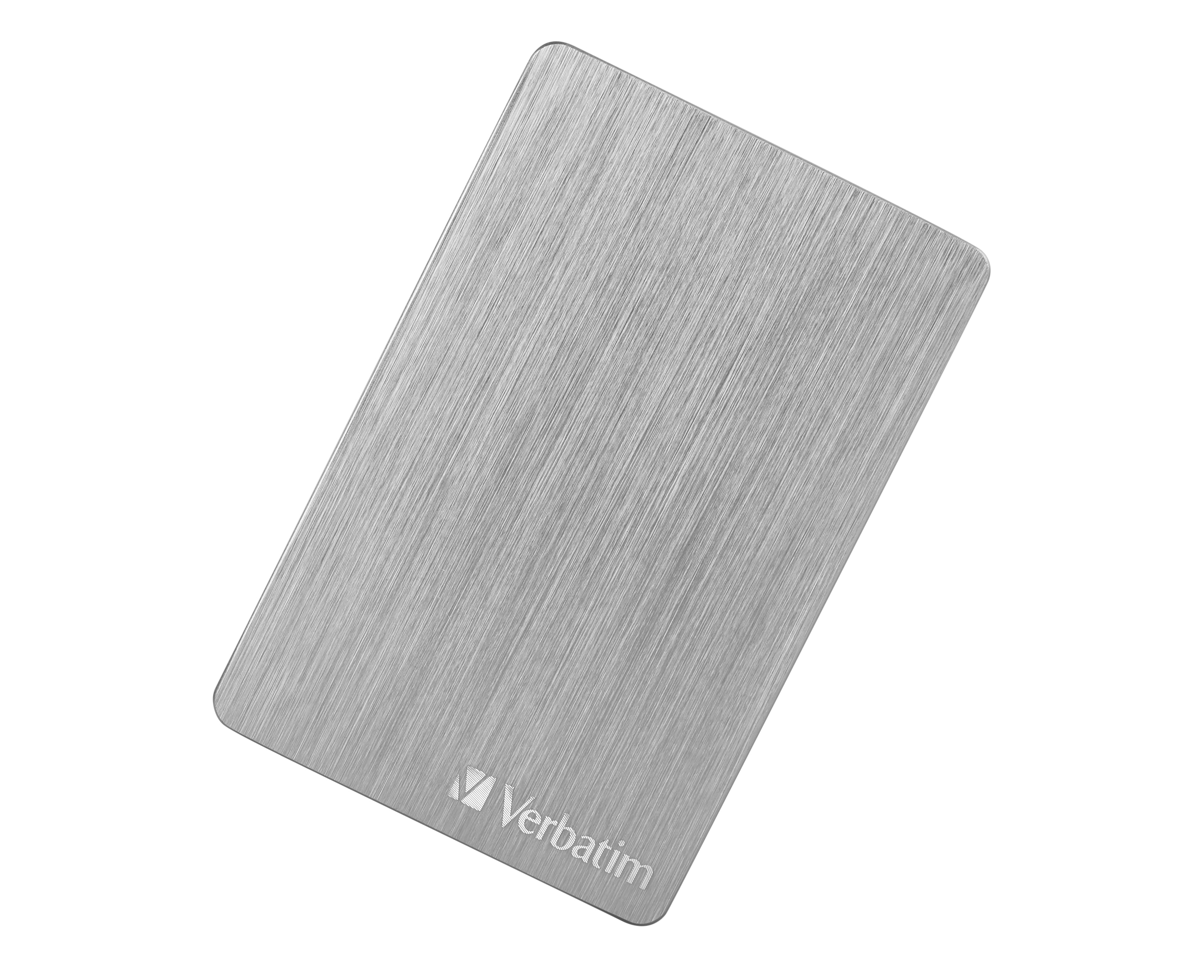VERBATIM Verbatim Store n Go 2.5" ALU 2TB USB 3.2 Gen 1  Festplatte, 2 TB HDD, 2,5 Zoll, extern, Silber