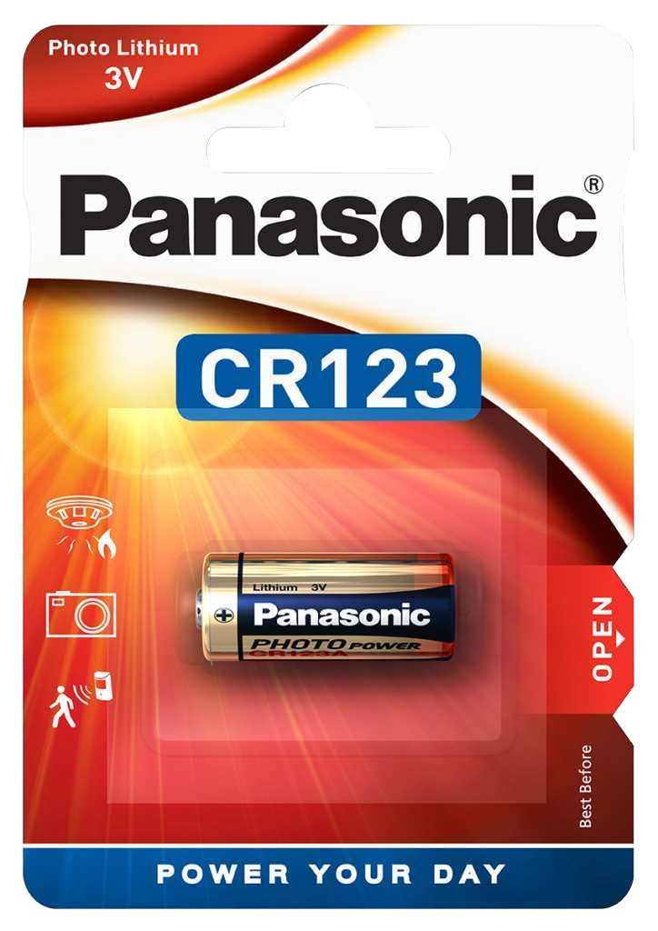 PANASONIC 3V lítium fotóelem 1db (CR-123AL/1BP)
