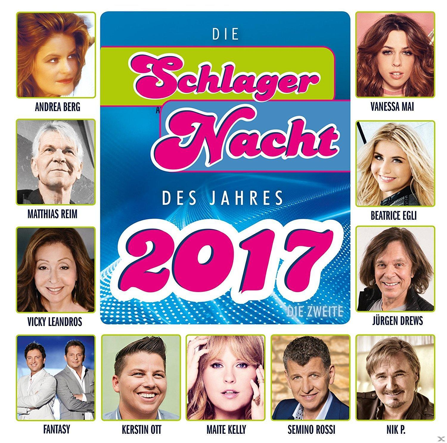 VARIOUS - Die Schlagernacht des Jahres 2017-Die Zweite  - (CD)