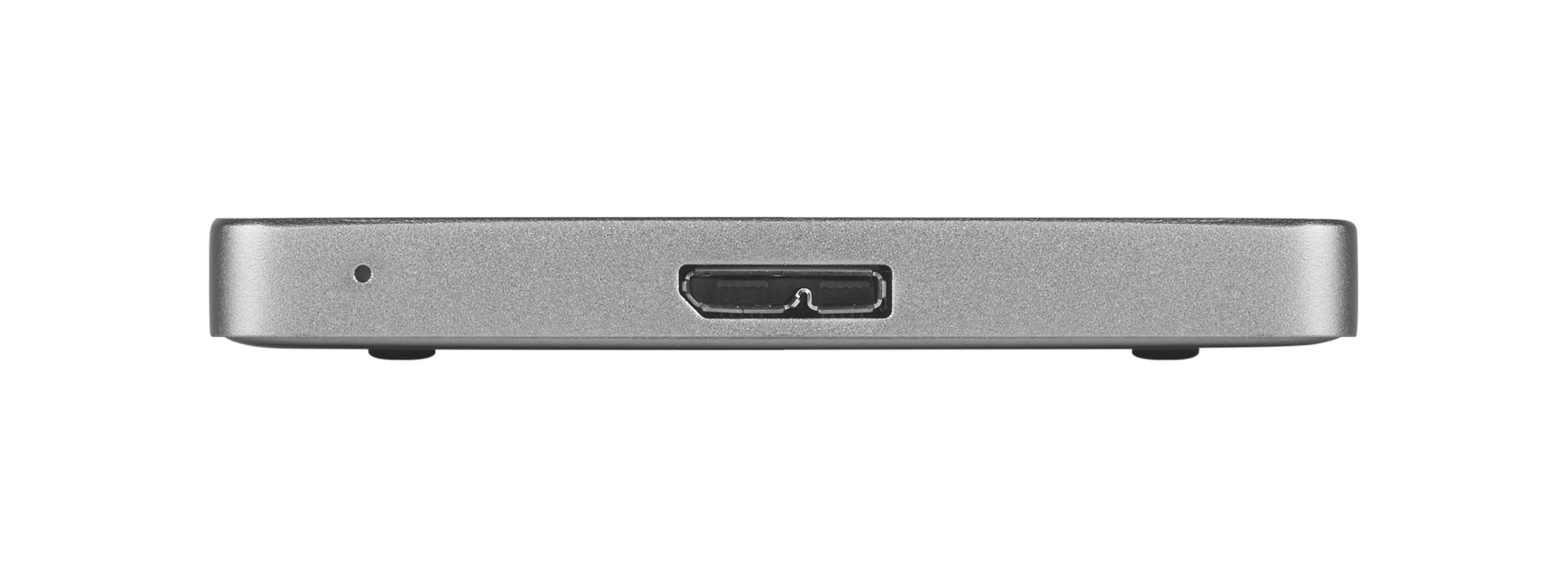 VERBATIM Store n Go 2.5" ALU 2TB USB 3.2 Gen 1  Festplatte, 2 TB HDD, 2,5 Zoll, extern, Grau