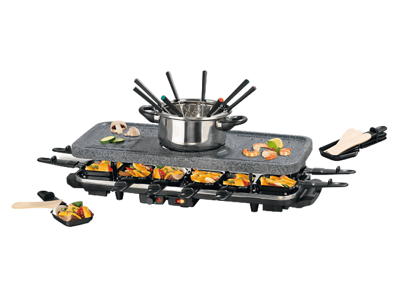 GOURMETMAXX Raclette- & Fondue-Set Raclette, Fondue-Set (in Schwarz ...