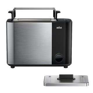 BRAUN ID Collection HT 5010 BK Toaster Schwarz (1000 Watt, Schlitze: 2)