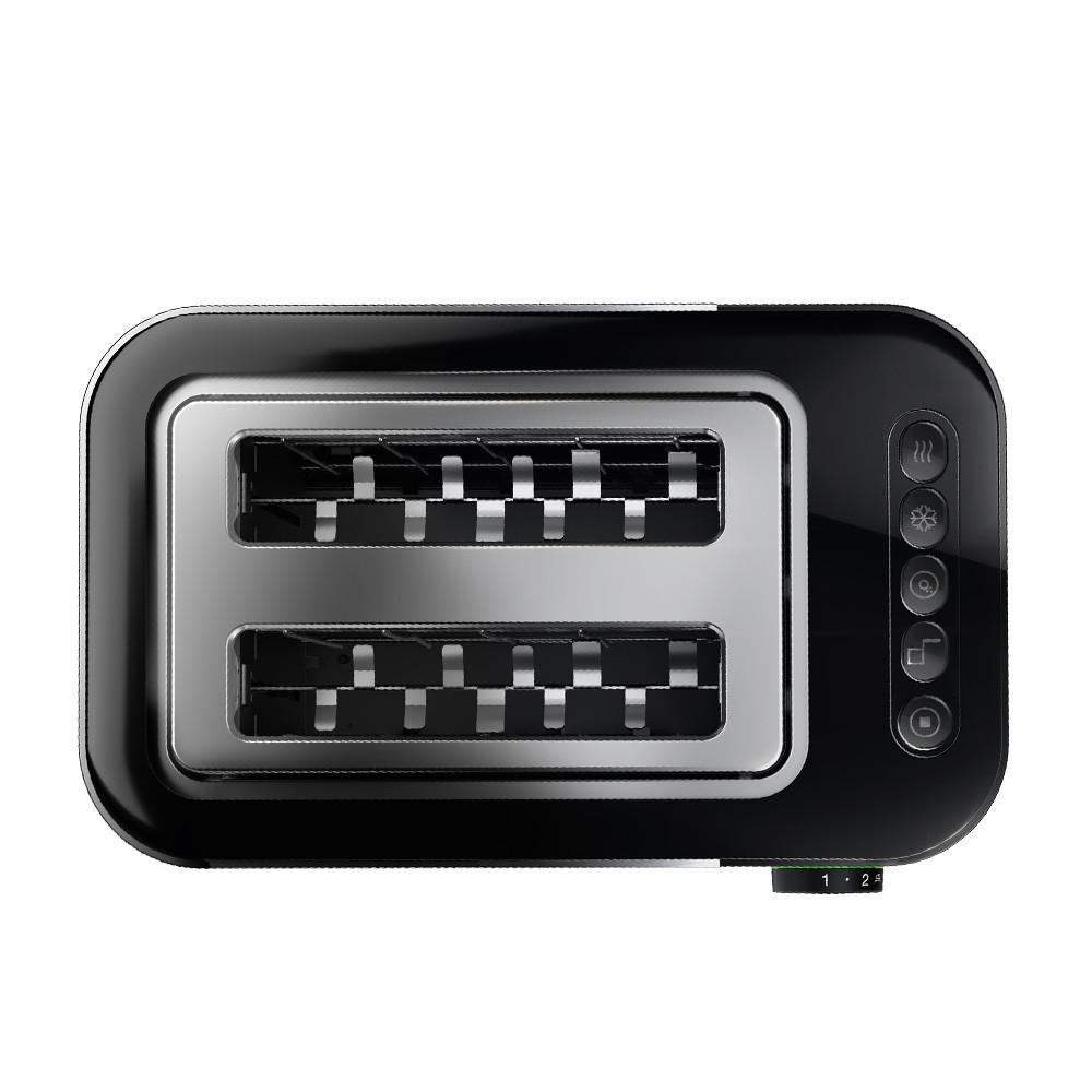 BRAUN ID Collection HT 5010 BK Toaster Schwarz (1000 Watt, Schlitze: 2)