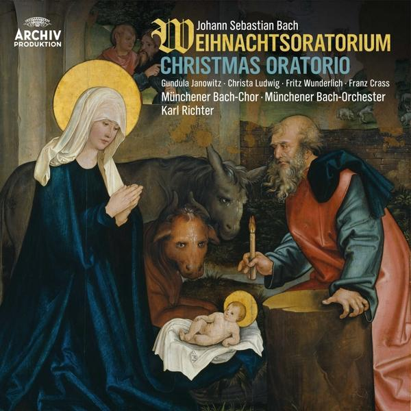 (Vinyl) - JOHANN Richter - & - SEBASTIAN Münchener Bach-Orchester Karl BACH WEIHNACHTSORATORIUM
