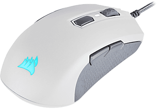 CORSAIR M55 PRO RGB Oyuncu Mouse, 12.400 DPI Optik Sensör, Beyaz (CH-9308111-EU)