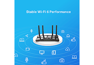 TP-LINK Archer AX10 AX1500 Wi-Fi 6 Router Siyah_2