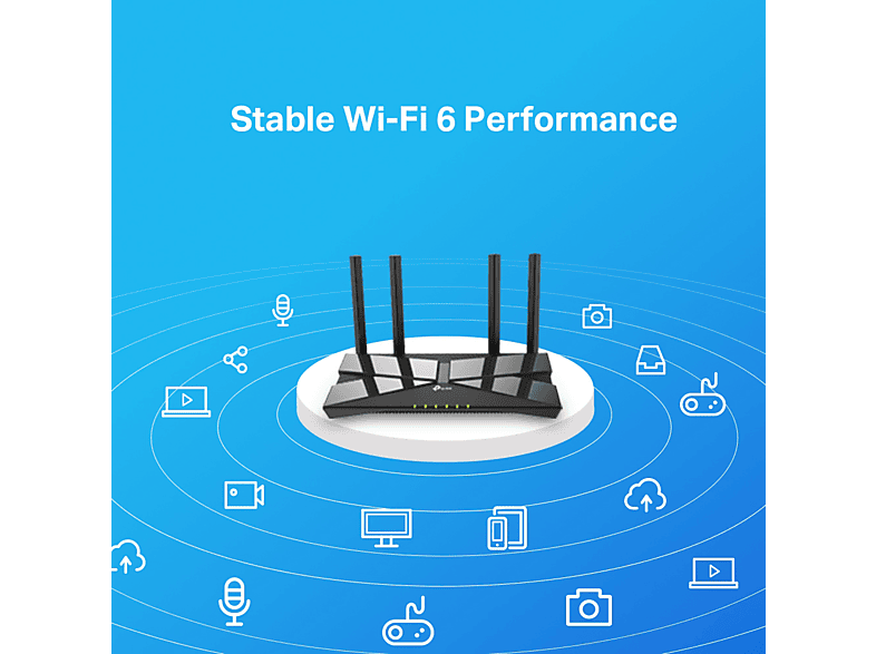 TP-LINK Archer AX10 AX1500 Wi-Fi 6 Router Siyah_2