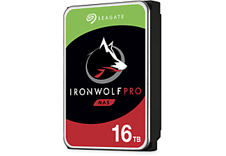 SEAGATE IronWolf Pro Festplatte Retail, 16 TB HDD SATA 6 Gbps, 3,5 Zoll, intern