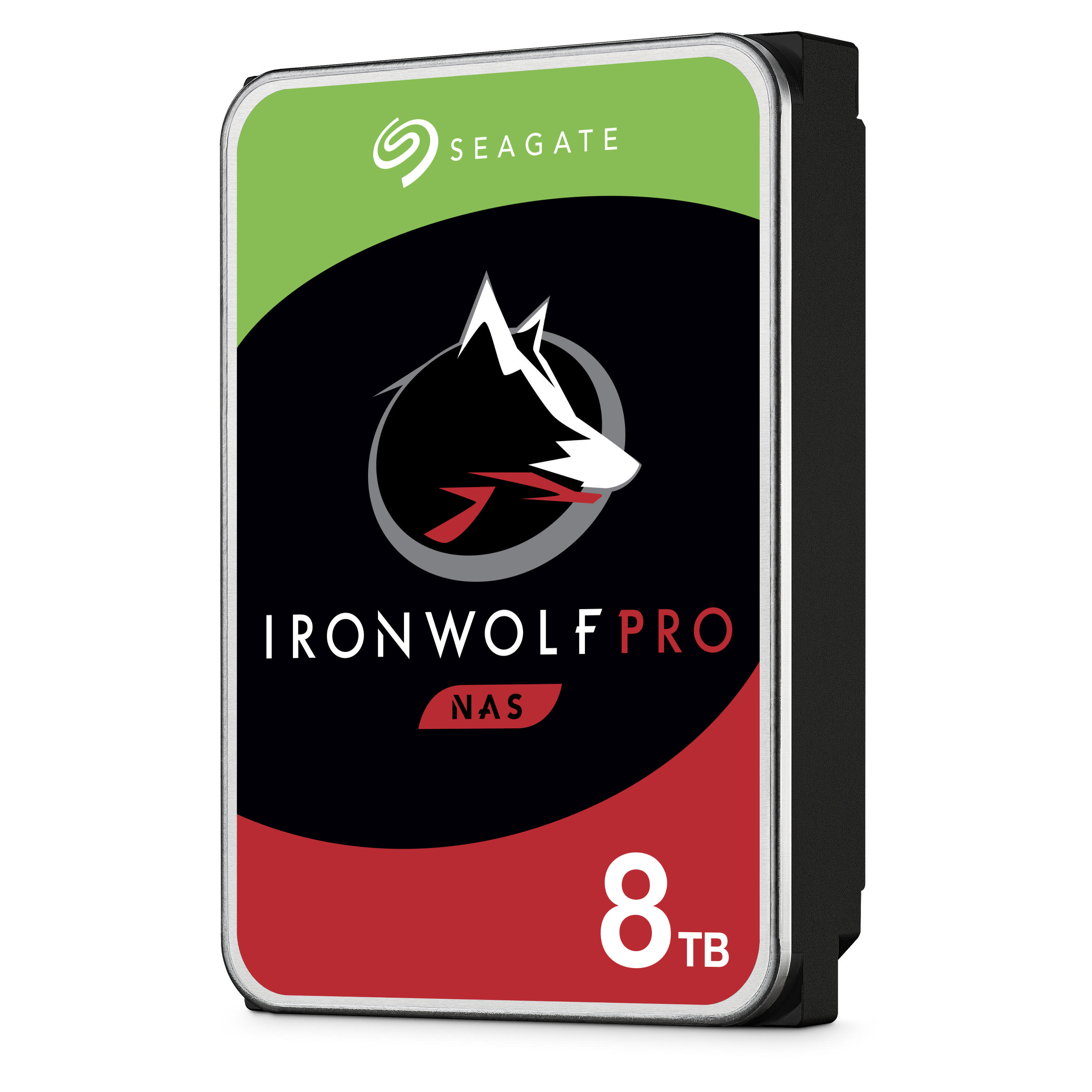 SEAGATE IronWolf Pro Festplatte Retail, 8 TB HDD SATA 6 Gbps, 3,5 Zoll, intern