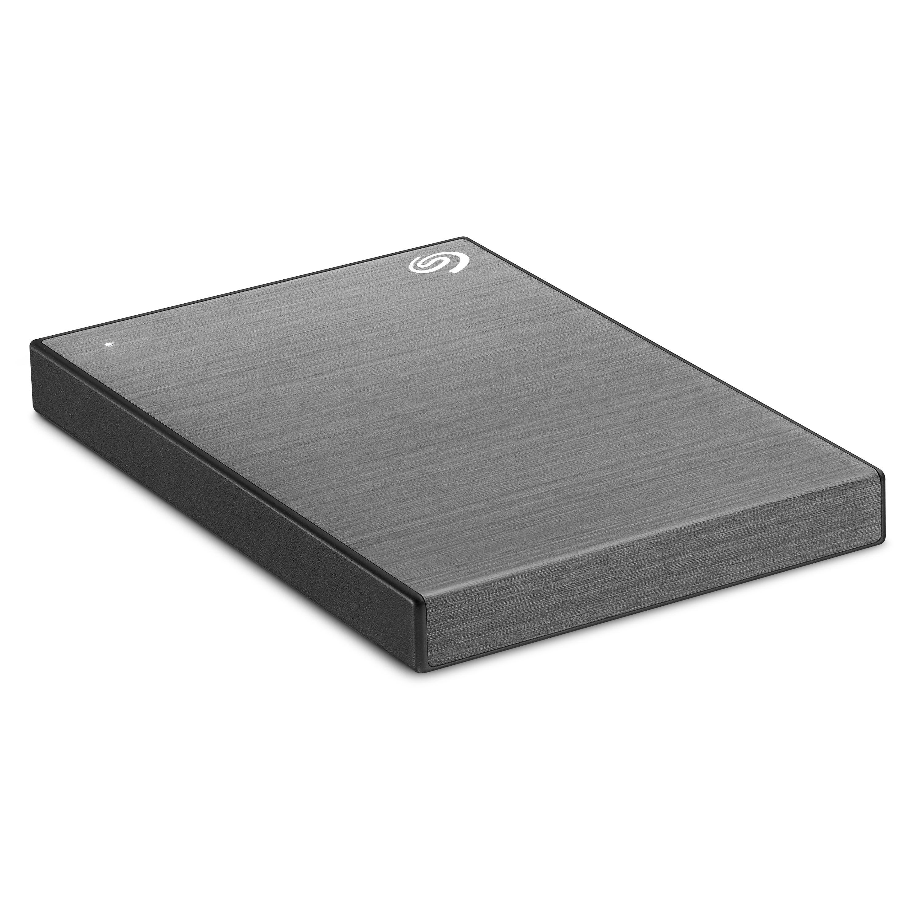 SEAGATE Backup Plus Slim Festplatte, 2 TB HDD, 2,5 Zoll, extern, Grau