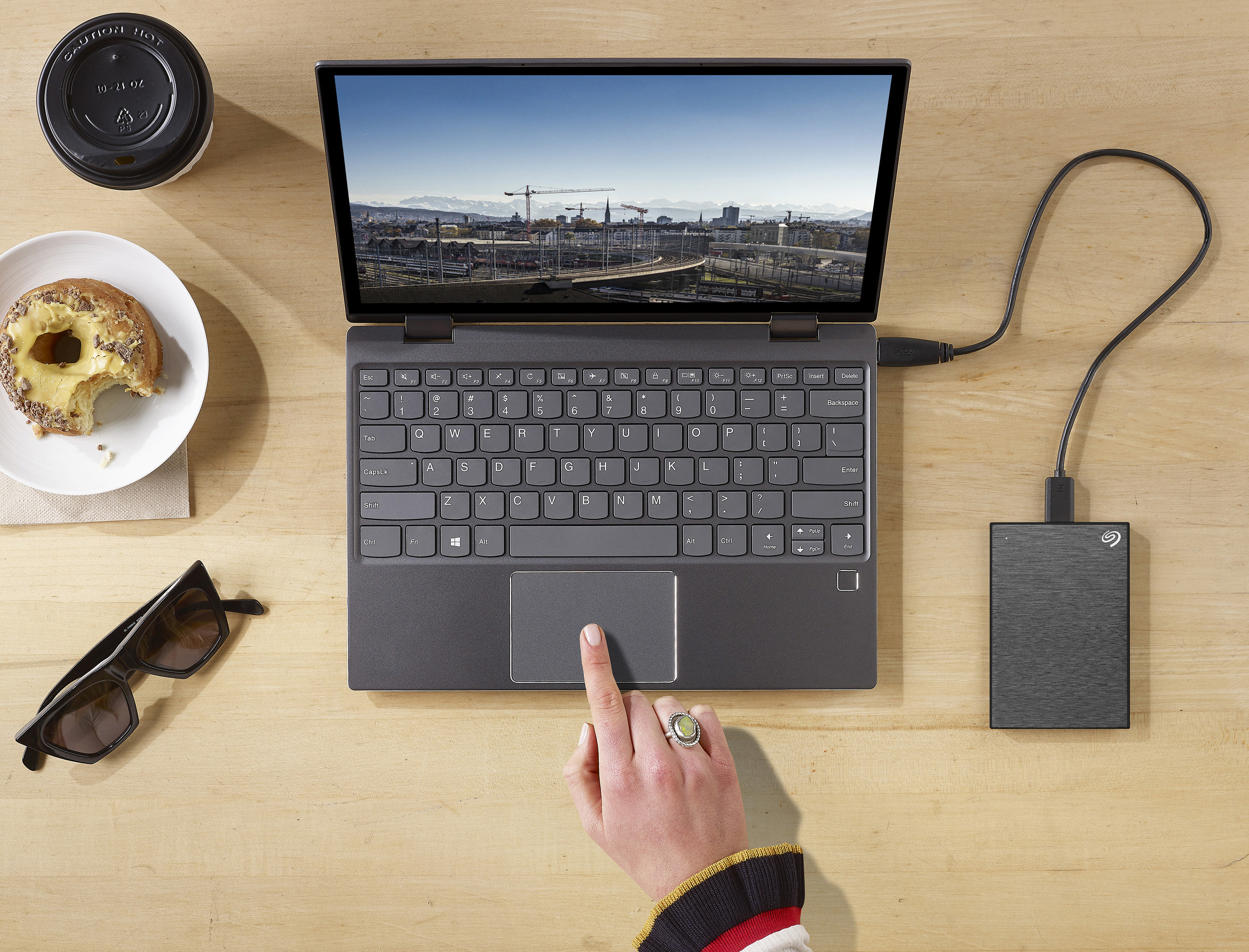 SEAGATE Backup Plus Slim Festplatte, 2 TB HDD, 2,5 Zoll, extern, Grau