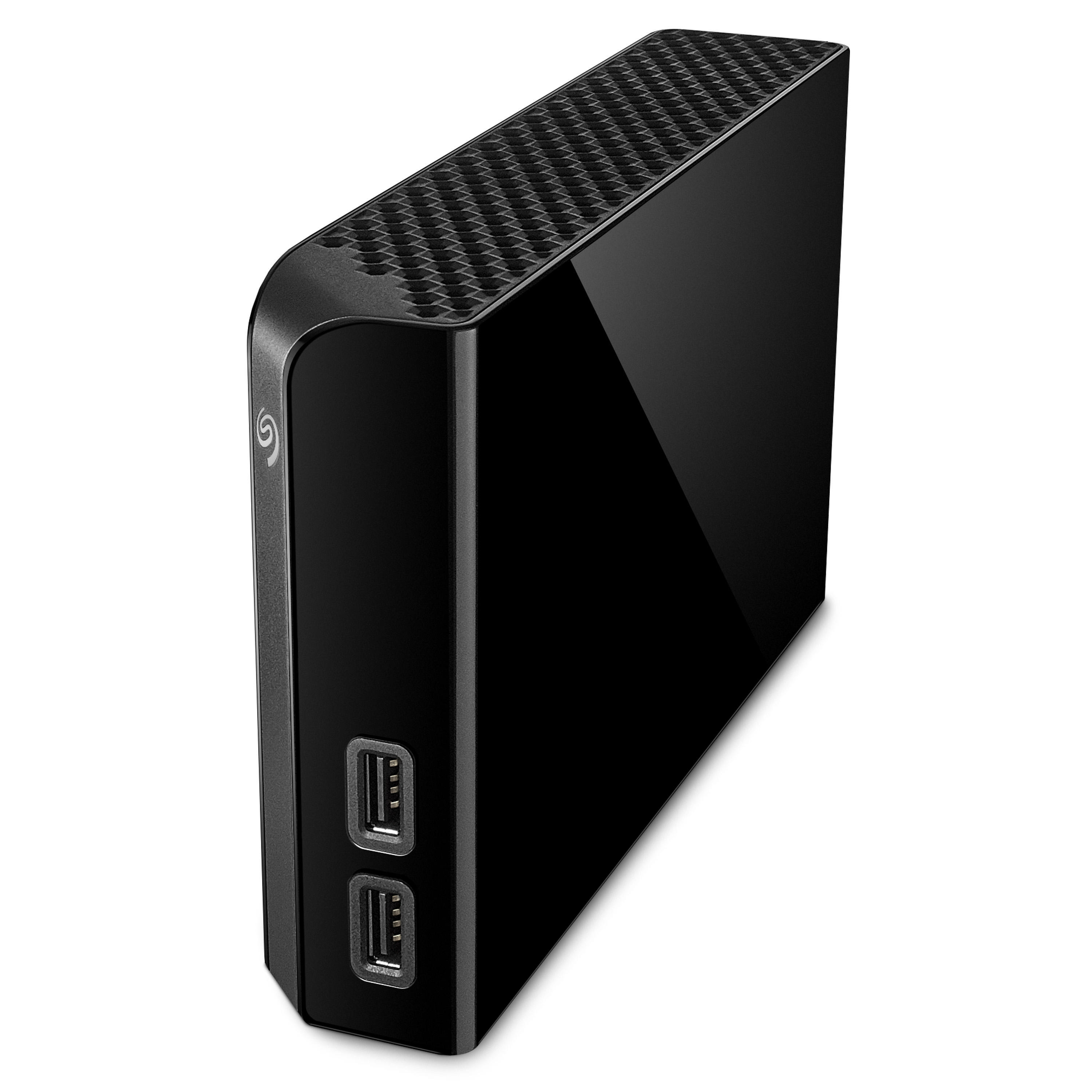 SEAGATE Backup Plus HUB Festplatte, 12 TB HDD, 3,5 Zoll, extern, Schwarz