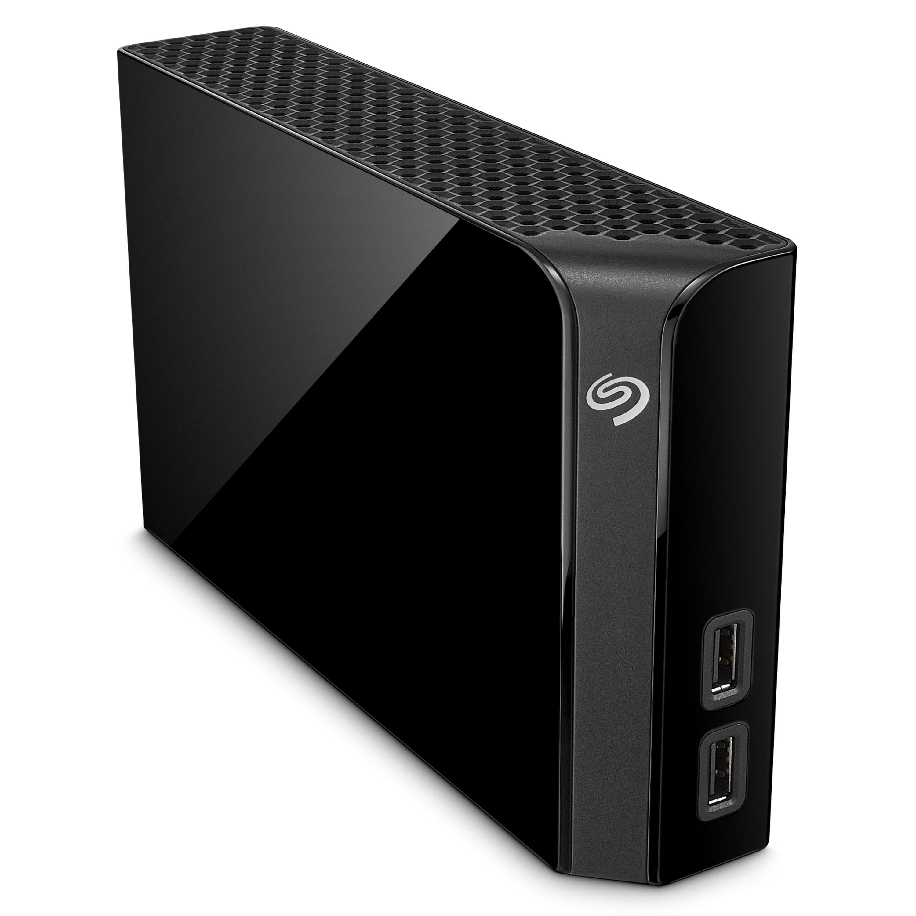 SEAGATE Backup Plus HUB Festplatte, 12 TB HDD, 3,5 Zoll, extern, Schwarz