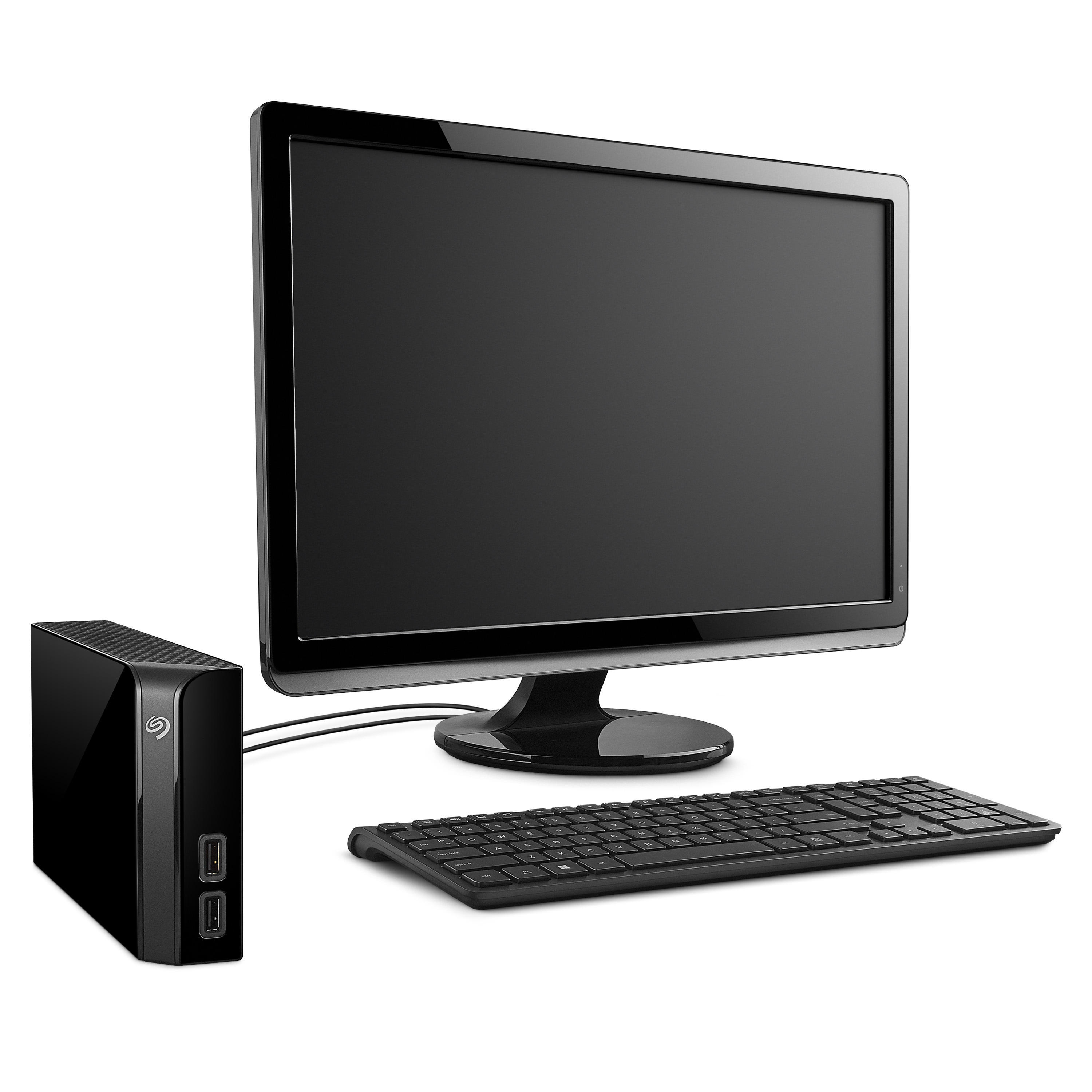 SEAGATE Backup Plus HUB Festplatte, 12 TB HDD, 3,5 Zoll, extern, Schwarz