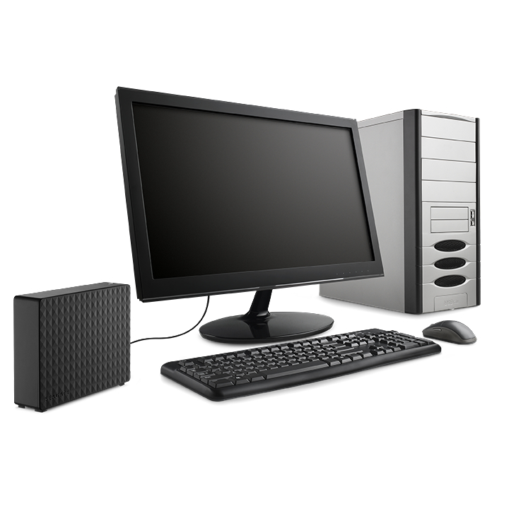 SEAGATE Expansion Desktop Festplatte, 14 TB HDD, 3,5 Zoll, extern, Schwarz