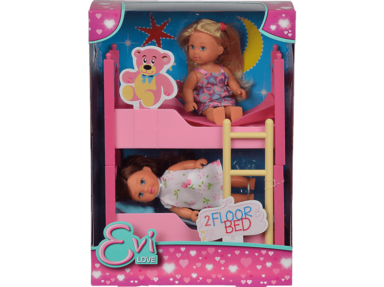 SIMBA TOYS EL 2 Bed Mehrfarbig Spielzeugpuppe Floor