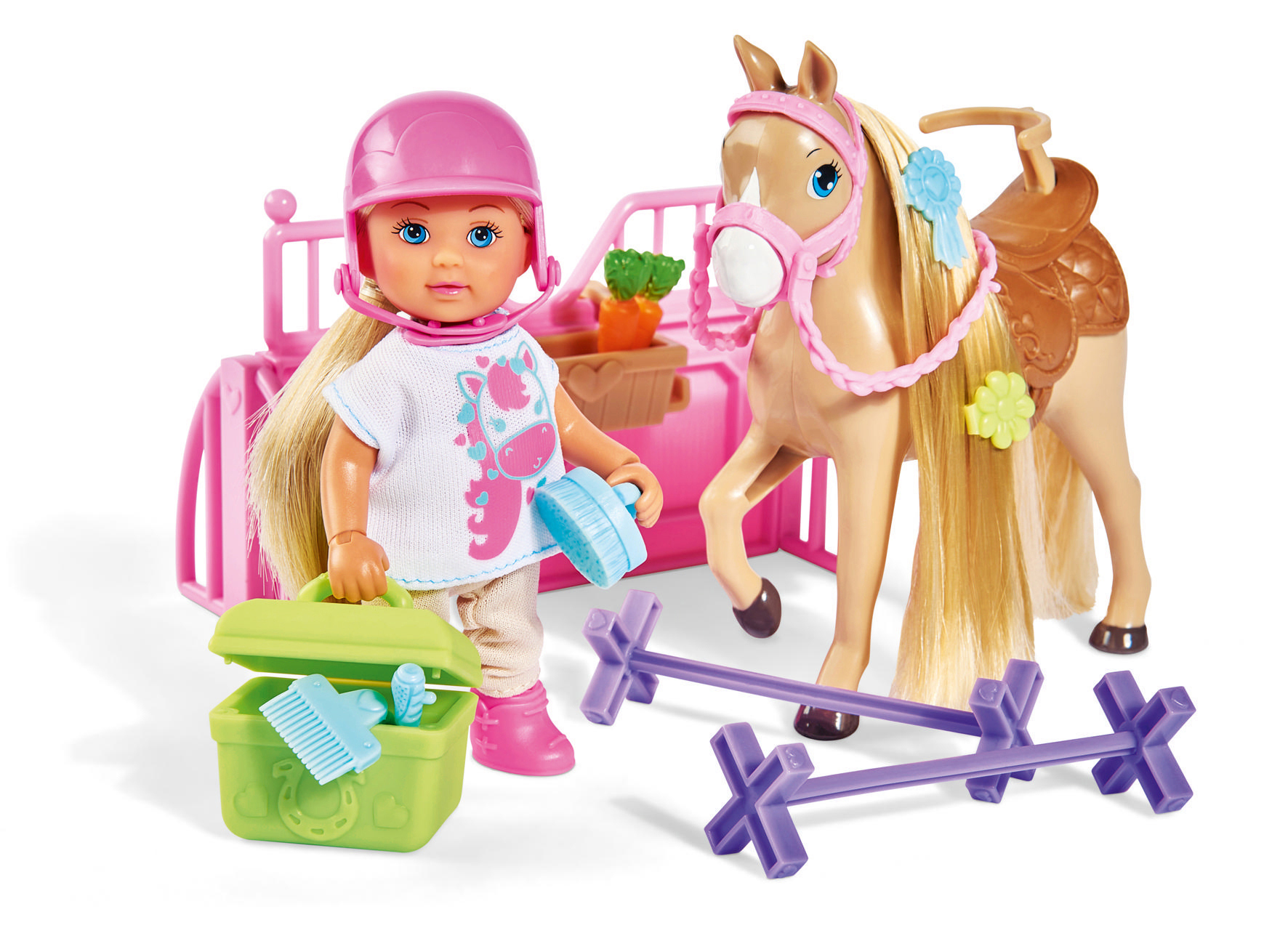 SIMBA TOYS EL Ferienspaß Pferdehof Spielzeugpuppe Mehrfarbig
