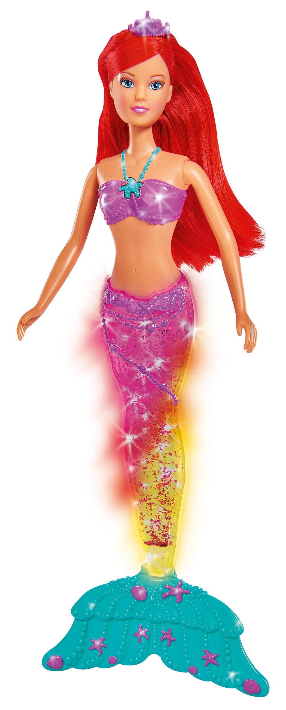 SIMBA TOYS SL Light & Glitter Mermaid Spielzeugpuppe Mehrfarbig