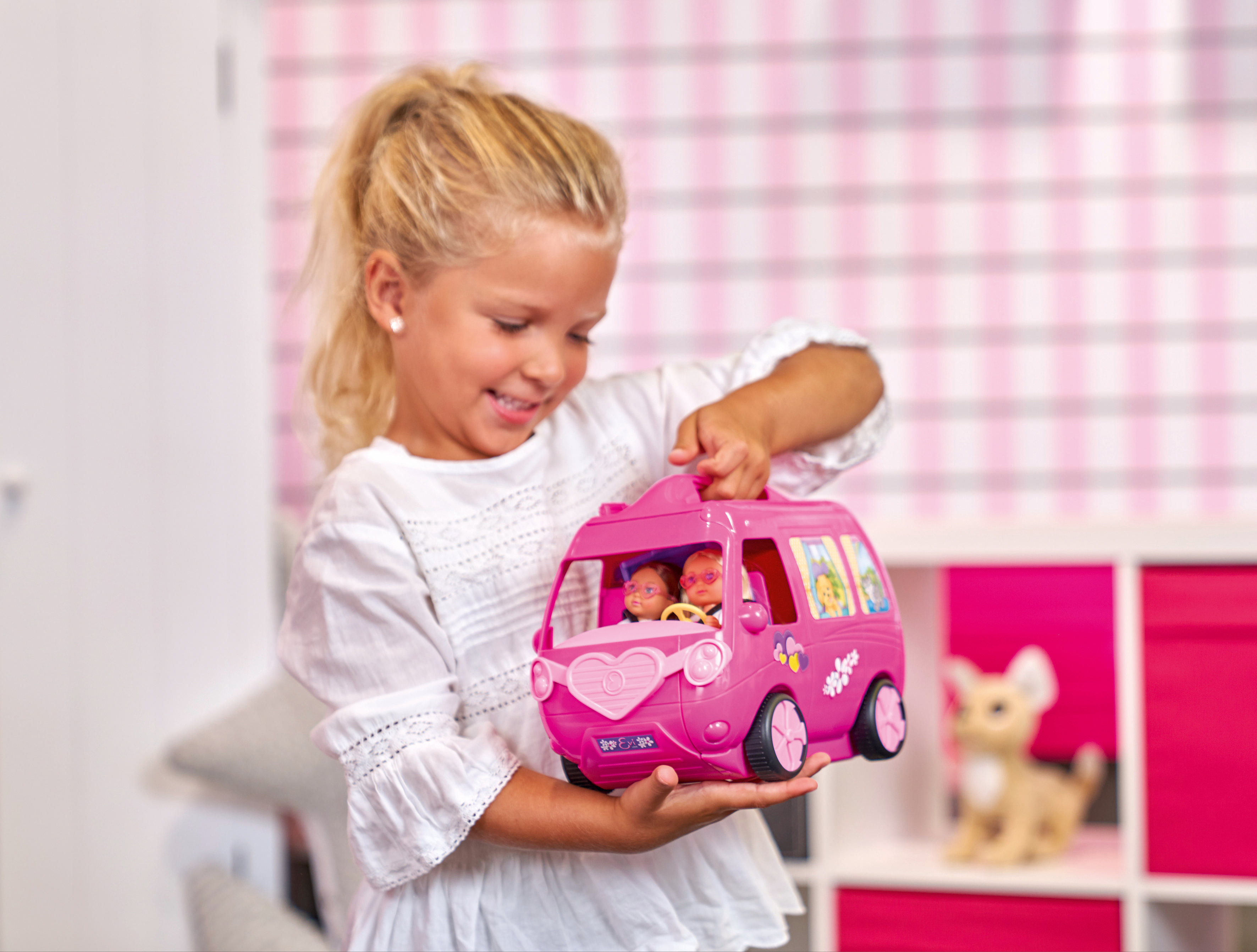 SIMBA EL Spielzeugset Wohnmobil TOYS Ferienspaß Mehrfarbig