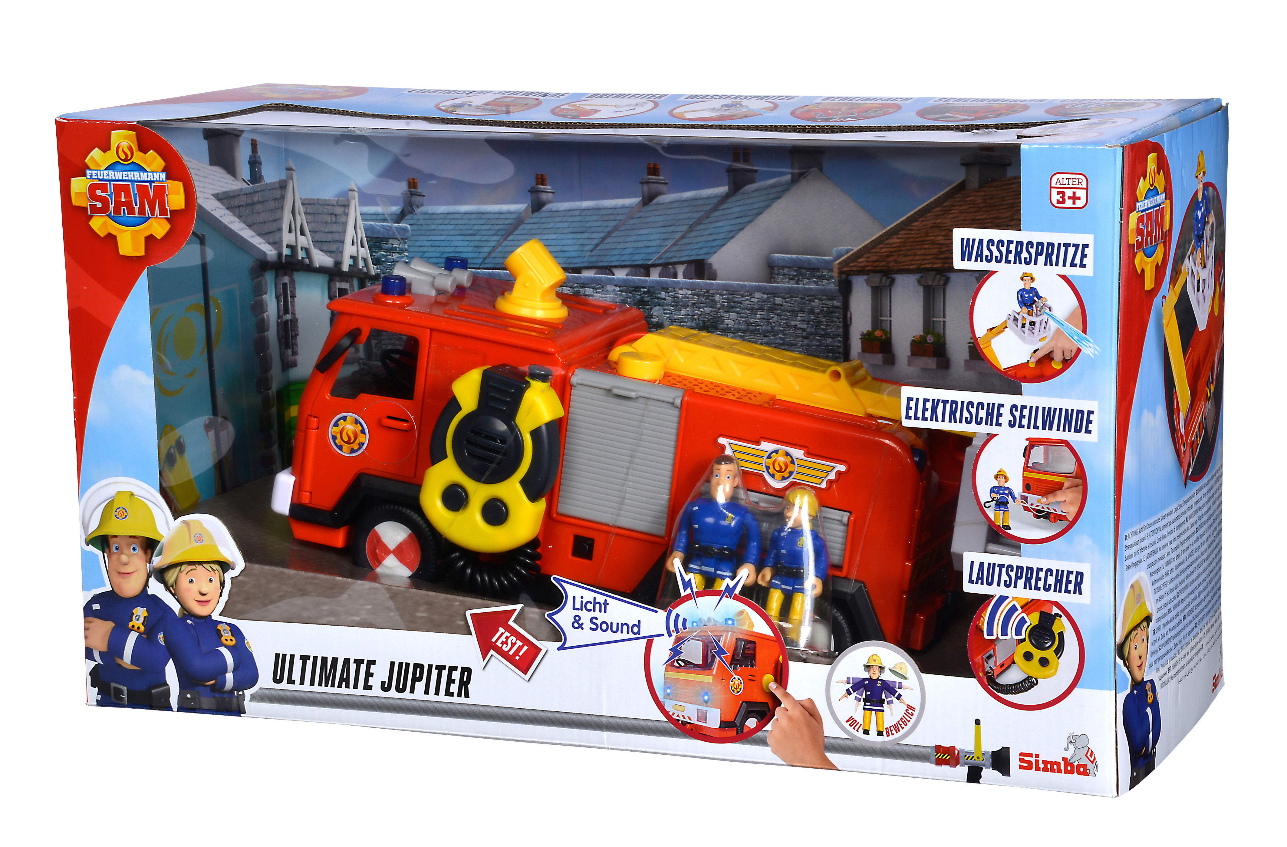 SIMBA TOYS Sam Mega Deluxe Jupiter, 2 Figuren Spielset, Mehrfarbig