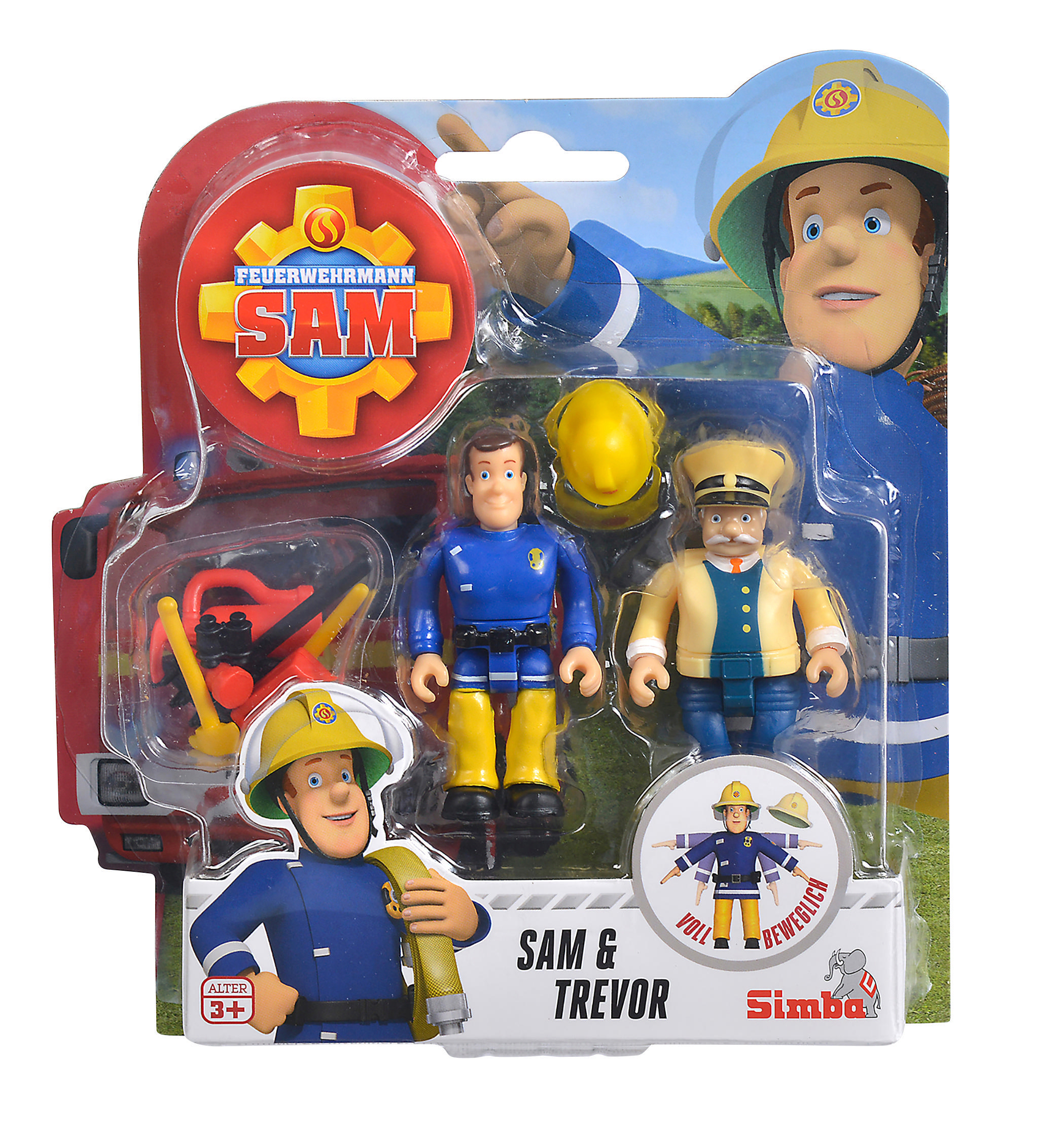 SIMBA TOYS Doppelpack 4-sort. III, Sam Spielfigur Figuren Mehrfarbig