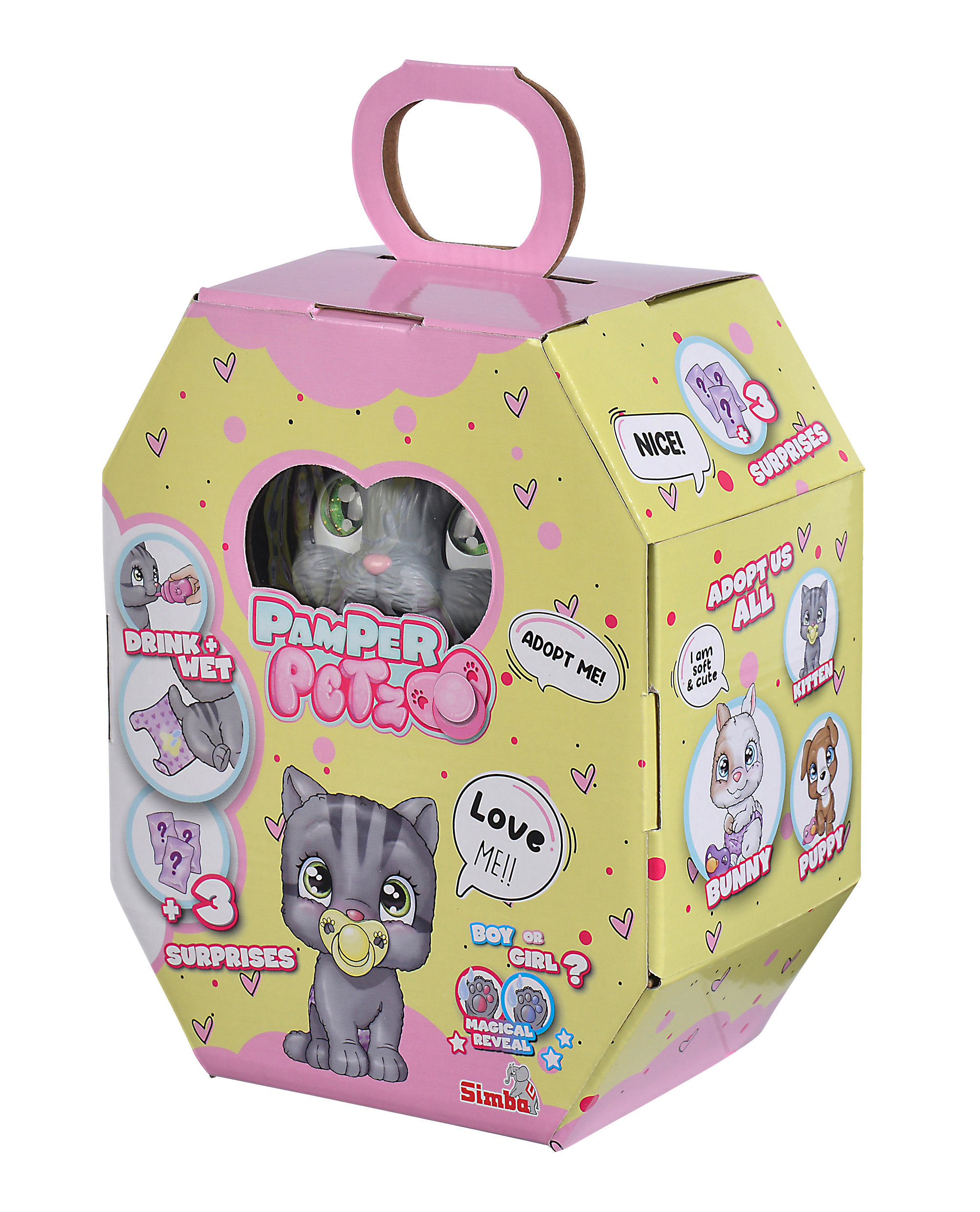SIMBA TOYS Pamper Petz Katze Spielzeug Mehrfarbig