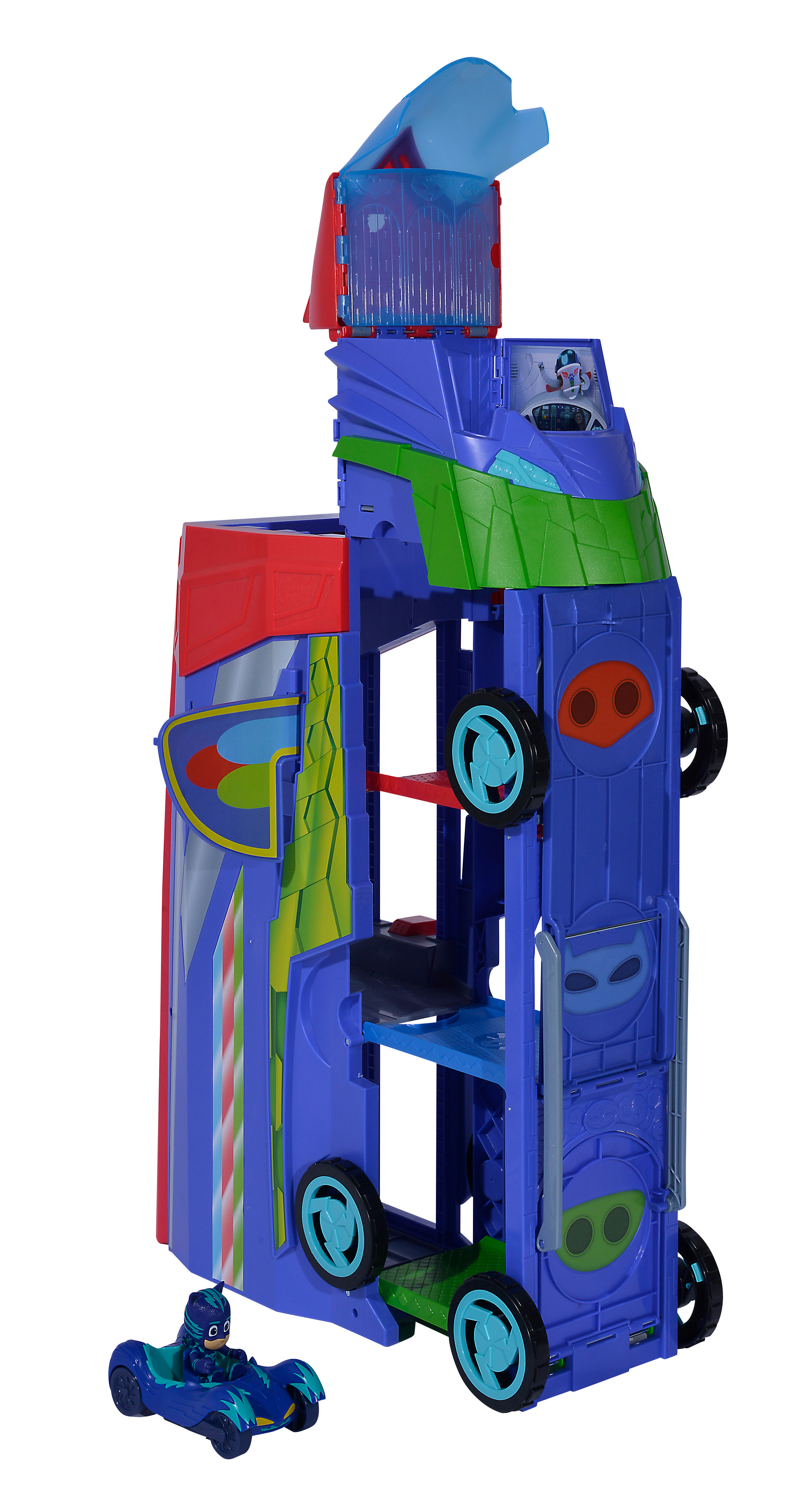 SIMBA TOYS PJM Verwandelbares Hauptquartier Spielset Mehrfarbig