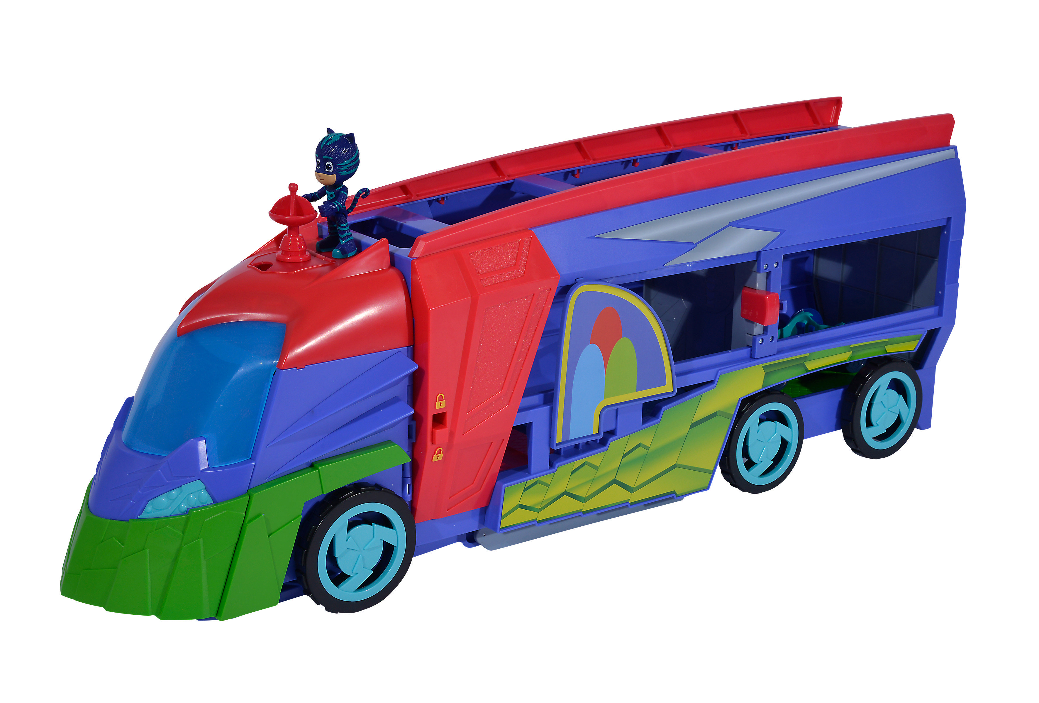 SIMBA TOYS PJM Verwandelbares Hauptquartier Spielset Mehrfarbig